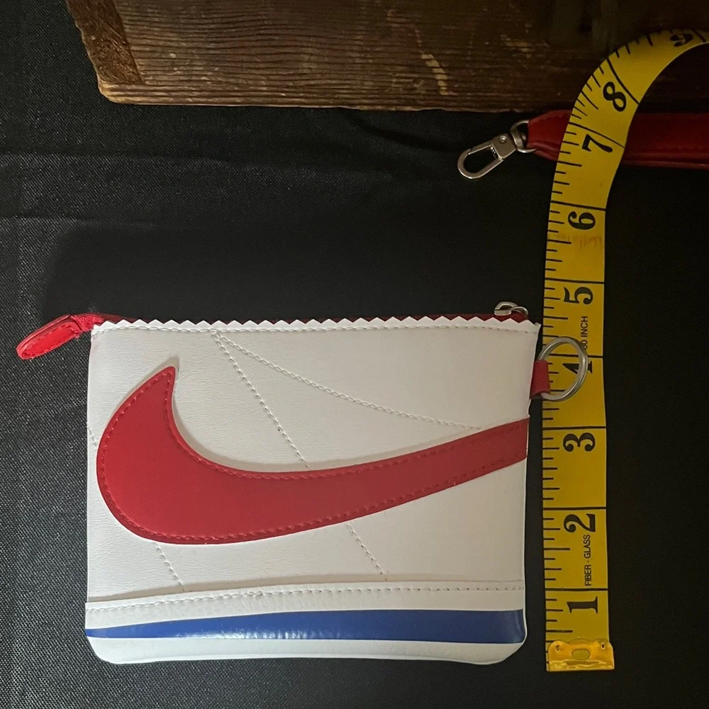 Nike Cortez Wristlet in Red and White
